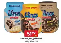 Qanto Lino milk, duo, gold oříšek nabídka
