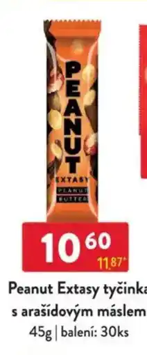 Qanto Peanut Extasy tyčinka s arašídovým máslem nabídka