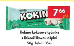 Qanto Kokino kokosová tyčinka s lískooříškovou náplní nabídka