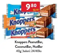 Qanto Knoppers Peanut Bar, Coconut Bar, NutBar nabídka