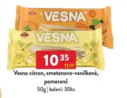 Qanto Vesna citron, smetanovo-vanilkové, pomeranč nabídka