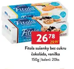Qanto Fitola sušenky bez cukru čokoláda, vanilka nabídka