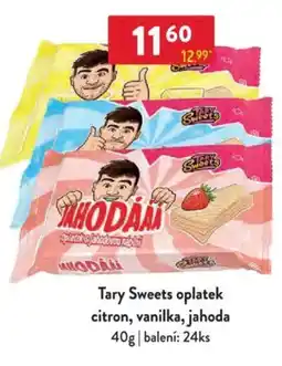 Qanto Tary Sweets oplatek citron, vanilka, jahoda nabídka