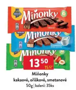 Qanto Miňonky kakaové, oříškové, smetanové nabídka