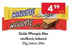 Qanto Golda Whoopie Max vanilková, kakaová nabídka