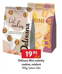Qanto Delisana Mini sušenky cookies, máslové nabídka