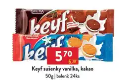 Qanto Keyf sušenky vanilka, kakao nabídka