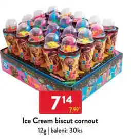 Qanto Ice Cream biscut cornout nabídka