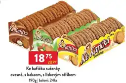 Qanto Ke kafíčku sušenky ovesné, s kakaem, s lískovým oříškem nabídka
