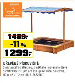 OBI DŘEVĚNÉ PÍSKOVIŠTĚ nabídka