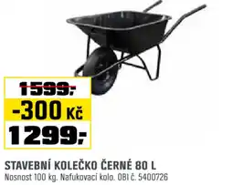 OBI Stavební kolečko černé nabídka