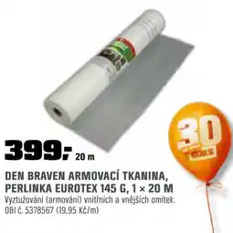 OBI Den braven armovací tkanina, perlinka eurotex 145 g, 1 × 20 m nabídka