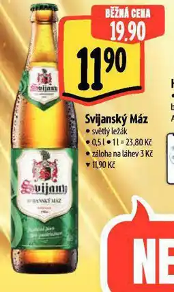 Albert Pivo svijanský máz nabídka