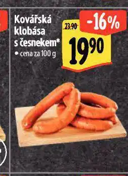 Albert Kovářská klobása s česnekem nabídka