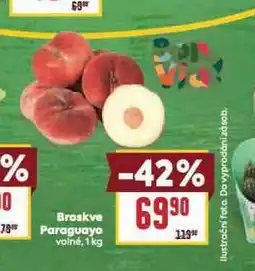 Billa Broskve paraguayos nabídka