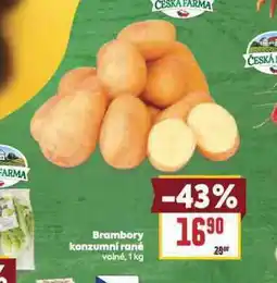 Billa Brambory konzumní rané nabídka