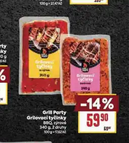 Billa Grilovací tyčinky nabídka