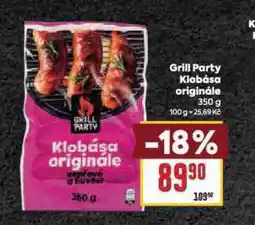 Billa Klobása originale nabídka