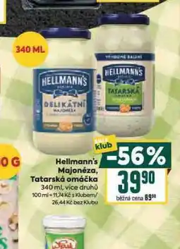 Billa Hellmann´s tatarská omáčka, majonéza nabídka