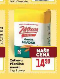 Billa Zátkova pšeničná mouka nabídka