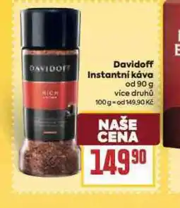 Billa Davidoff instantní káva nabídka