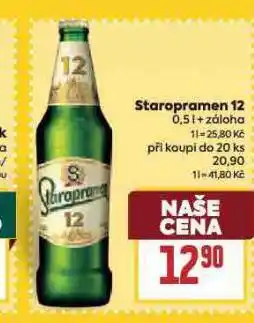 Billa Pivo staropramen 12 nabídka