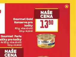 Billa Gourmet gold konzerva pro kočky nabídka
