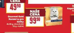 Billa Gourmet gold konzervy pro kočky nabídka