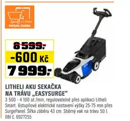 OBI LITHELI AKU SEKAČKA NA TRÁVU,,EASYSURGE" nabídka
