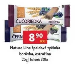 Qanto Nature Line špaldová tyčinka borůvka, ostružina nabídka