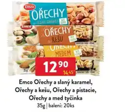 Qanto Emco Ořechy a slaný karamel, Ořechy a kešu, Ořechy a pistacie nabídka