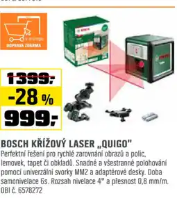 OBI BOSCH KŘÍŽOVÝ LASER,,QUIGO" nabídka