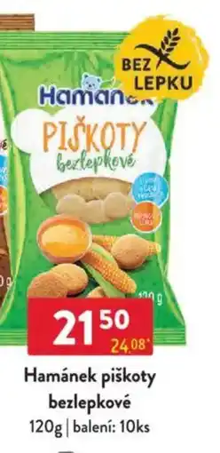 Qanto Hamánek piškoty bezlepkové nabídka