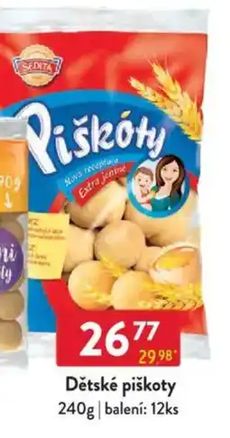 Qanto Dětské piškoty nabídka
