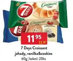 Qanto 7 Days Croissant jahody, vanilka&cookies nabídka