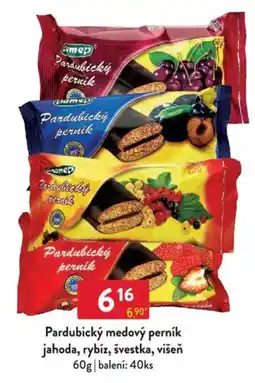 Qanto Pardubický medový perník jahoda, rybíz, švestka, višeň nabídka