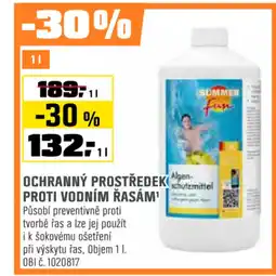 OBI Ochranný prostředek proti vodním řasám¹ nabídka