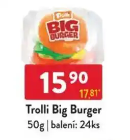 Qanto Trolli Big Burger nabídka
