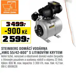 OBI Steinberg domácí vodárna ,,hwg 55/42-800" s litinovým krytem nabídka