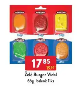 Qanto Želé Burger Vidal nabídka