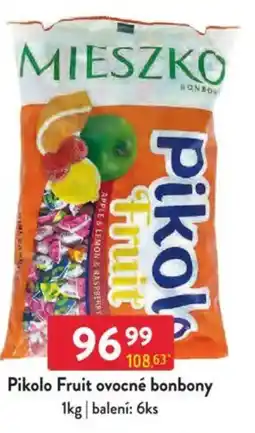 Qanto Pikolo Fruit ovocné bonbony nabídka
