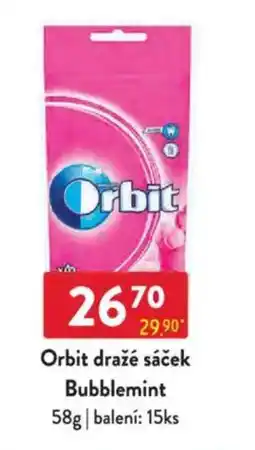 Qanto Orbit dražé sáček Bubblemint nabídka