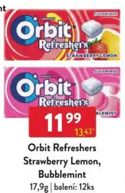 Qanto Orbit Refreshers Strawberry Lemon, Bubblemint nabídka