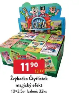 Qanto Žvýkačka Čtyřlístek magický efekt nabídka