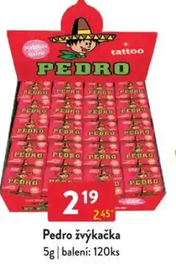 Qanto Pedro žvýkačka nabídka