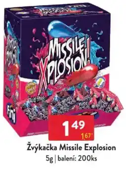 Qanto Žvýkačka Missile Explosion nabídka