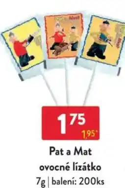 Qanto Pat a Mat ovocné lízátko nabídka