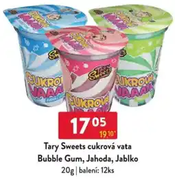 Qanto Tary Sweets cukrová vata Bubble Gum, Jahoda, Jablko nabídka