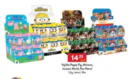 Qanto Vajíčko Peppa Pig, Minions, Jurassic World, Paw Patrol nabídka