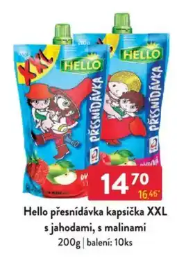 Qanto HELLO přesnídávka kapsička XXL s jahodami, s malinami nabídka